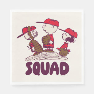 Peanuts Baseball Squad Napkins