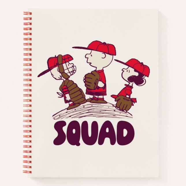 Peanuts | Baseball Squad Notebook (Front)