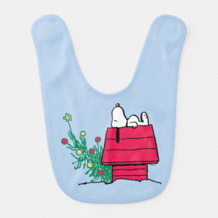 Peanuts   Be Festive Baby Bib