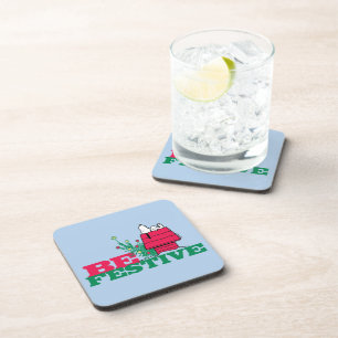 Peanuts Be Festive Beverage Coaster