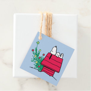 Peanuts Be Festive Favor Tags