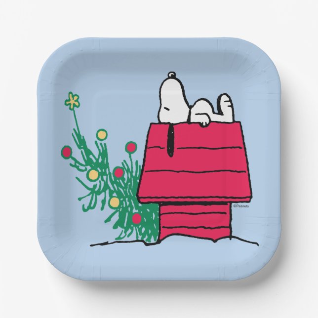 Peanuts | Be Festive Paper Plates (Front)