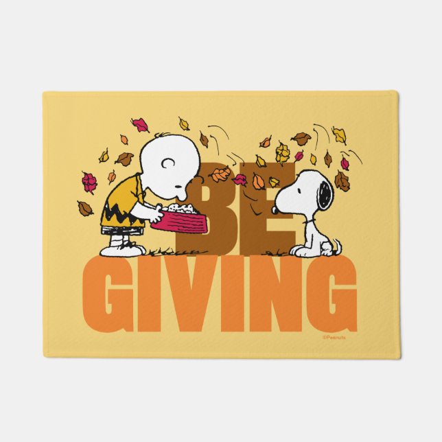 Peanuts | Be Giving Doormat (Front)