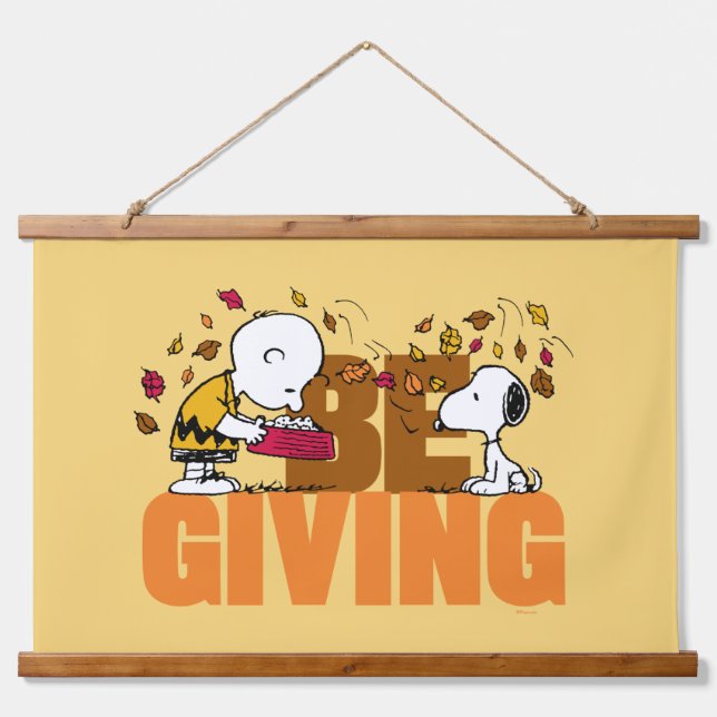 Peanuts | Be Giving Hanging Tapestry (Front)