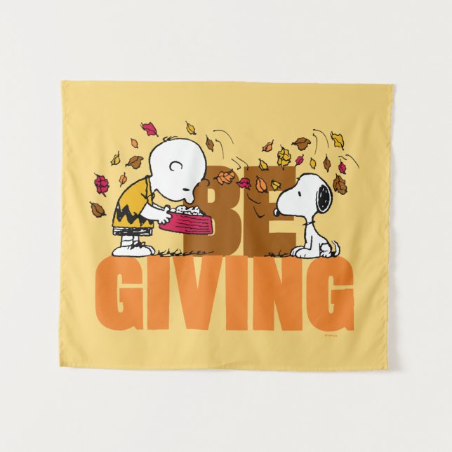 Peanuts | Be Giving Tapestry (Front (Horizontal))