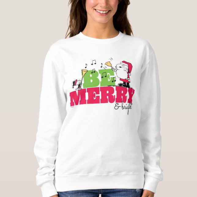 Peanuts | Be Merry Christmas Sweatshirt (Front)