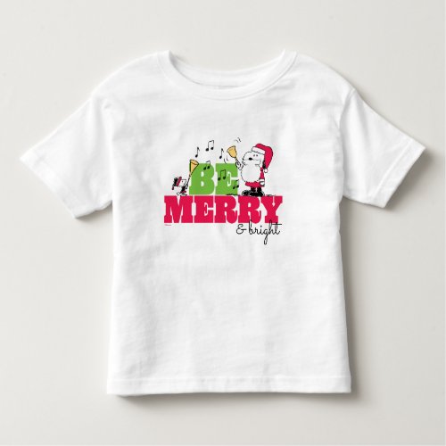 Peanuts  Be Merry Christmas Toddler T_shirt