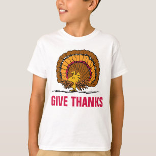 Peanuts Be Thankful Woodstock Turkey T-Shirt
