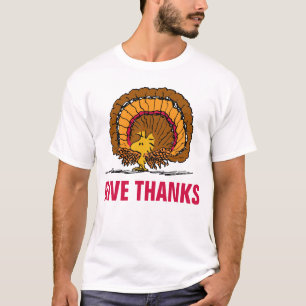 Peanuts Be Thankful Woodstock Turkey T-Shirt