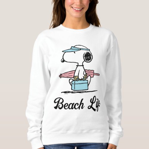 PEANUTS  Beach Bum Snoopy Sweatshirt