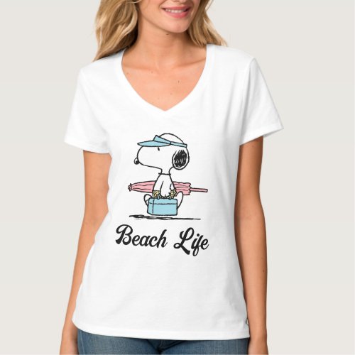 PEANUTS  Beach Bum Snoopy T_Shirt