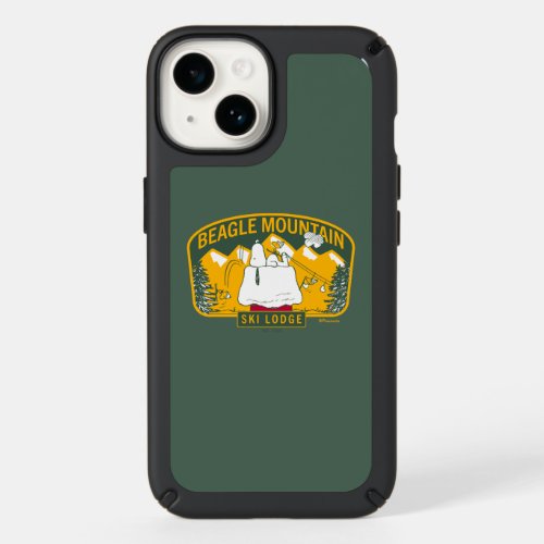 Peanuts  Beagle Mountain Ski Lodge Speck iPhone 14 Case