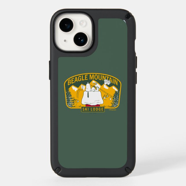Peanuts | Beagle Mountain Ski Lodge Speck iPhone Case (Front)