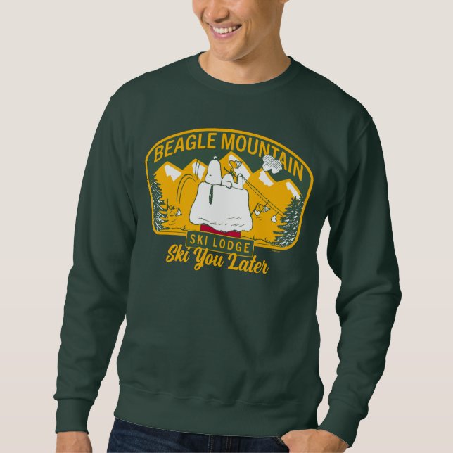 Peanuts | Beagle Mountain Ski Lodge Sweatshirt (Front)
