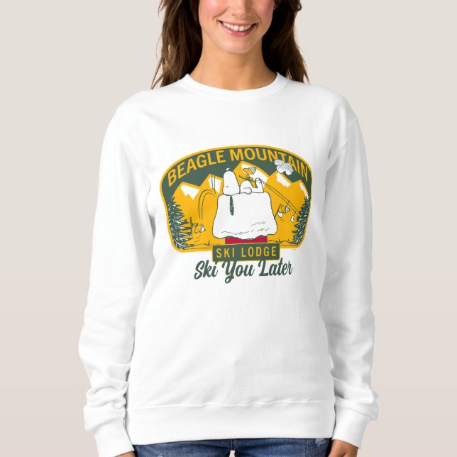 Peanuts | Beagle Mountain Ski Lodge Sweatshirt (Front)