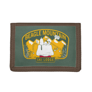 Peanuts   Beagle Mountain Ski Lodge Trifold Wallet