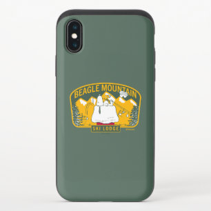 Peanuts   Beagle Mountain Ski Lodge iPhone X Slider Case