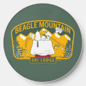 Peanuts | Beagle Mountain Ski Lodge Wireless Charger (Front)