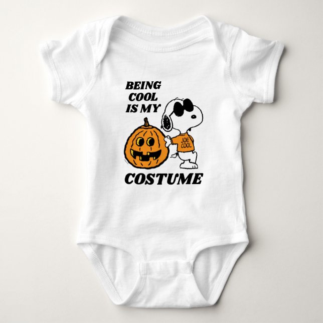 Peanuts | Being Cool Is My Costume Baby Bodysuit (Front)