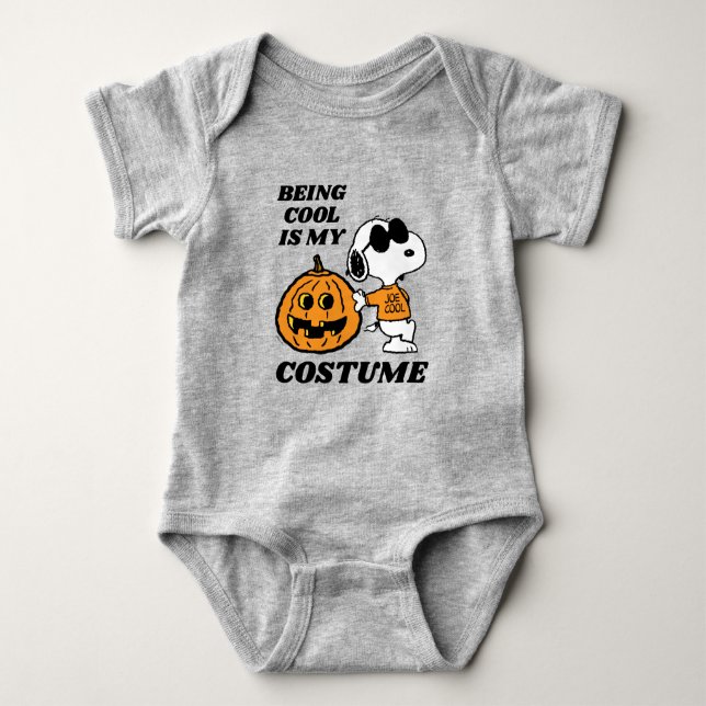 Peanuts | Being Cool Is My Costume Baby Bodysuit (Front)
