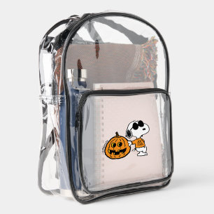 Peanuts Being Cool Is My Costume Clear Backpack
