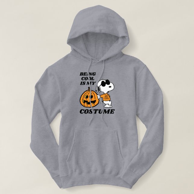 Peanuts | Being Cool Is My Costume Hoodie (Design Front)