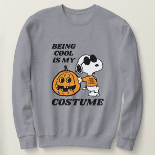 Peanuts   Being Cool Is My Costume Sweatshirt