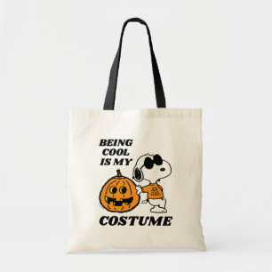 Peanuts Being Cool Is My Costume Tote Bag