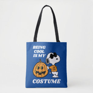 Peanuts Being Cool Is My Costume Tote Bag