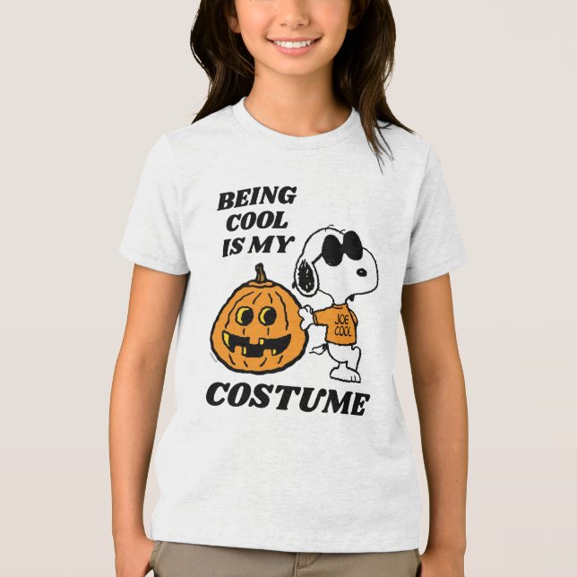 Peanuts | Being Cool Is My Costume Tri-Blend Shirt (Front)