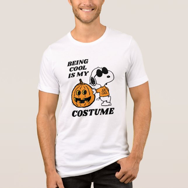 Peanuts | Being Cool Is My Costume Tri-Blend Shirt (Front)