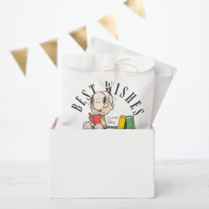 Peanuts Best Wishes Graduation Snoopy Reading Favor Bag