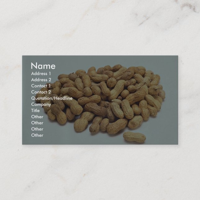 Peanuts Business Card (Front)