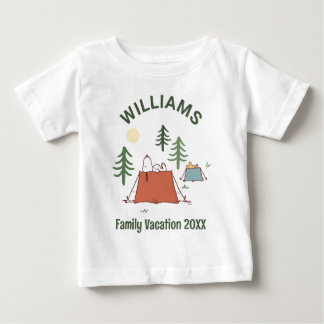 Peanuts | Camping Family Vacation Baby T-Shirt