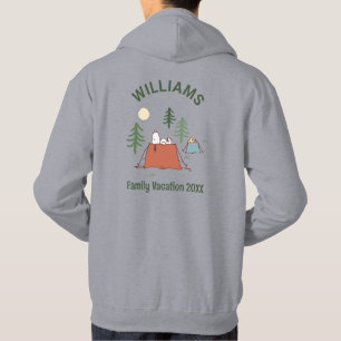 Peanuts   Camping Family Vacation Hoodie
