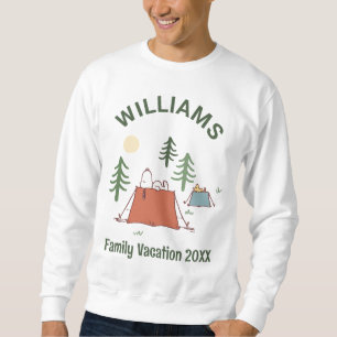 Peanuts Camping Family Vacation Sweatshirt