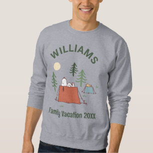 Peanuts Camping Family Vacation Sweatshirt