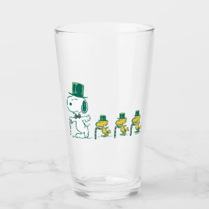 Peanuts Candy Cane Cuties Glass