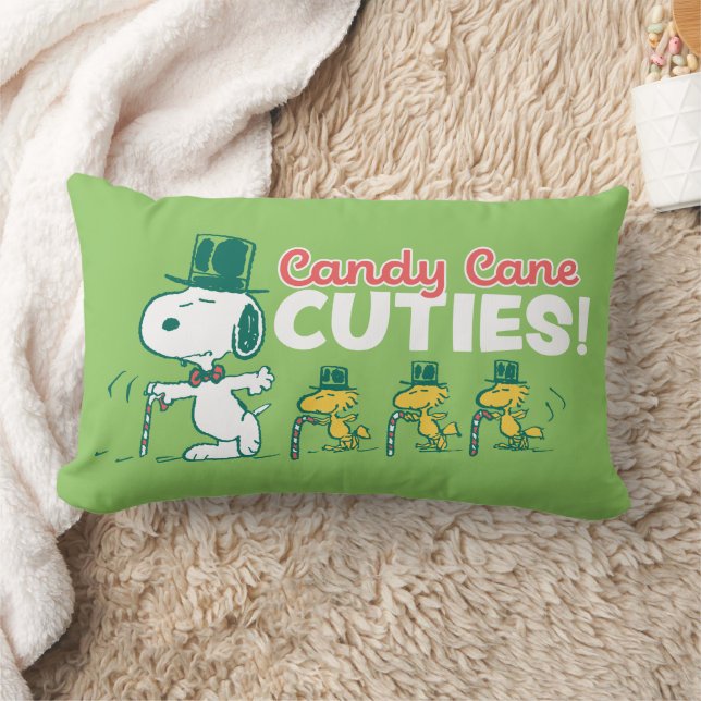 Peanuts | Candy Cane Cuties Lumbar Pillow (Blanket)