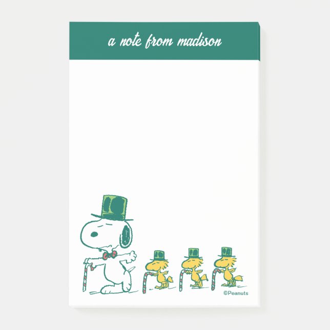 Peanuts | Candy Cane Cuties Post-it Notes (Front)