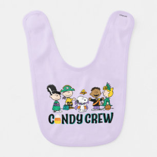 Peanuts Candy Crew Halloween Gang Baby Bib