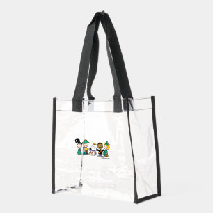 Peanuts Candy Crew Halloween Gang Clear Tote Bag