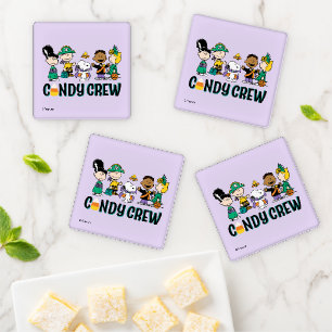 Peanuts Candy Crew Halloween Gang Coaster Set