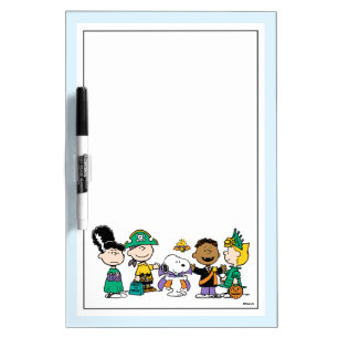 Peanuts Candy Crew Halloween Gang Dry Erase Board