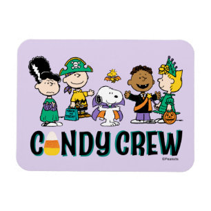 Peanuts Candy Crew Halloween Gang Magnet