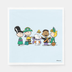Peanuts Candy Crew Halloween Gang Napkins
