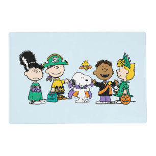 Peanuts Candy Crew Halloween Gang Placemat