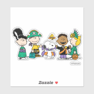 Peanuts Candy Crew Halloween Gang Sticker