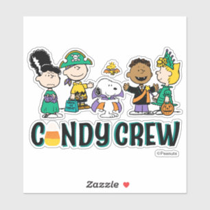 Peanuts Candy Crew Halloween Gang Sticker