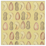 Peanuts Cashews Almonds Mixed Nuts Snack Food Fabric